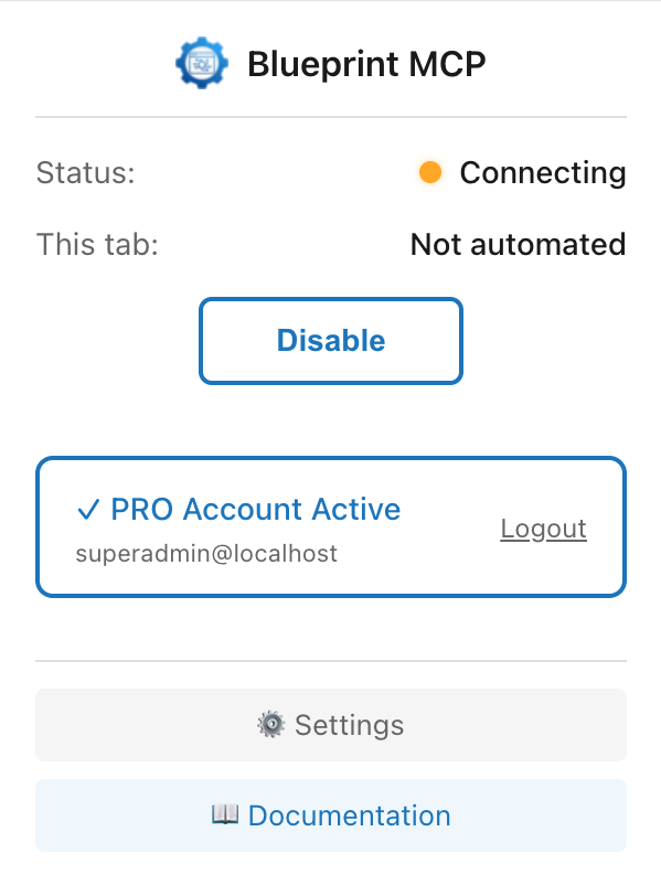 Blueprint MCP for Chrome